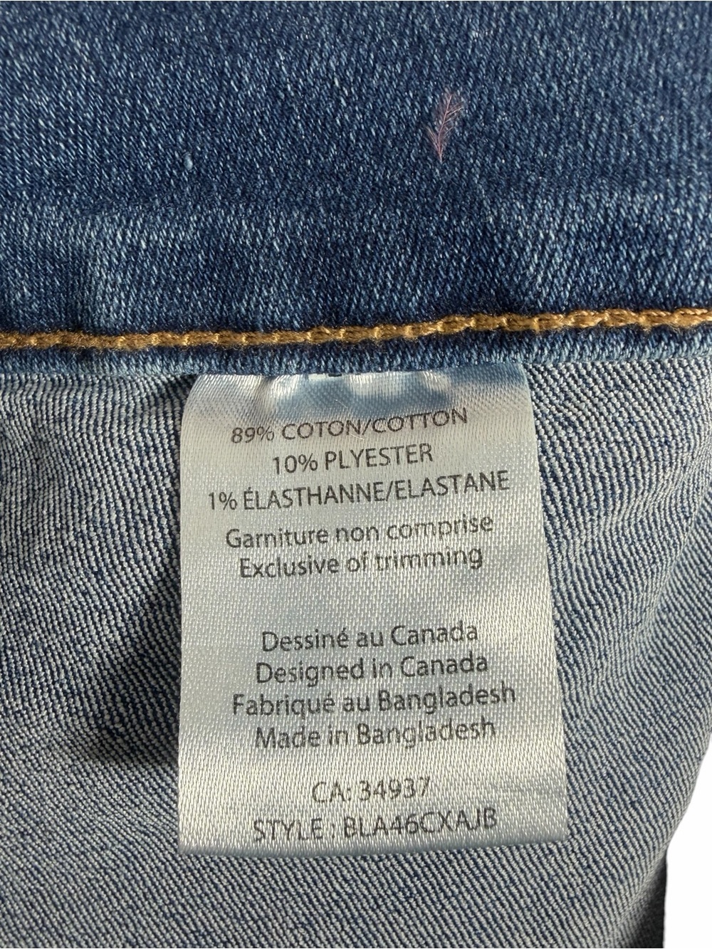 BLUMIND Women's Blue Denim Frayed Hem Shorts size 31 - Picture 7 of 8